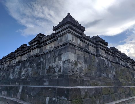 sambi sari temple from yogyakarta, indonesia
