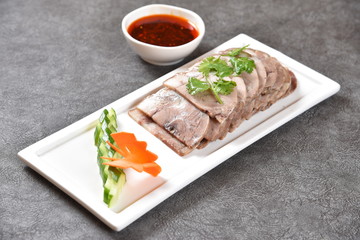 sushi on plate