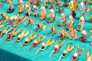 Fototapeta premium toy soldiers