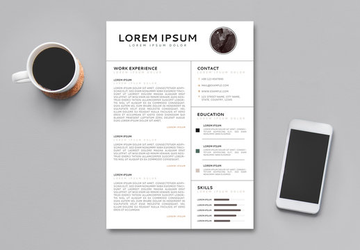 Modern Resume Design Layout