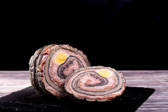 Lamprea rellena