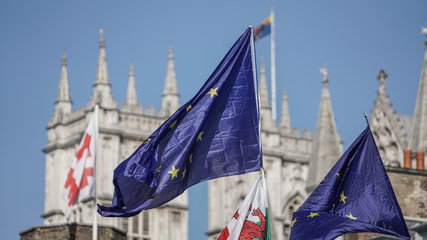 LOndon, Brexit, European Flag