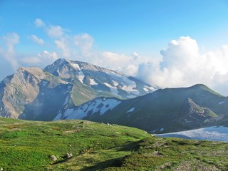 Fototapeta premium 白馬登山