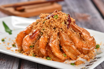 fried chicken with sauce