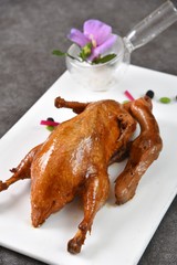 roasted chicken with vegetables