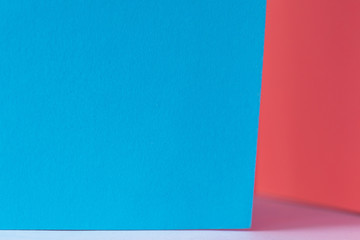 colored paper as fashion texture background in pastel color tone with shadow
