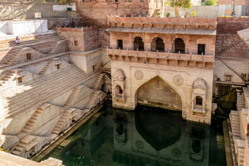 Jodhpur, Rajasthan, India; 24-Feb-2019; Toorji Ka Jhalra, a step-well