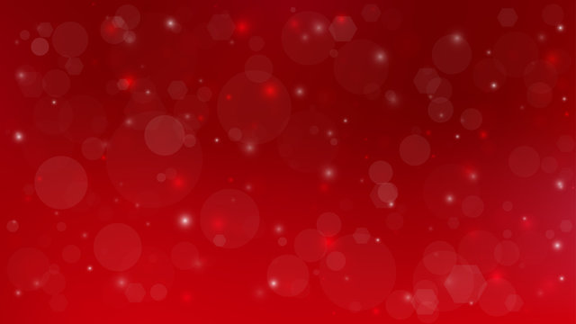 Abstract blurred vector background with light glare. Bokeh and glowing particles. Lighting effects of flash. 