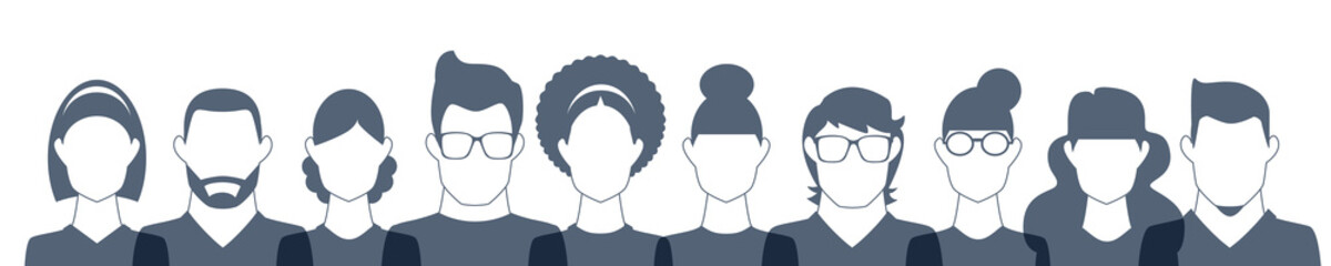 Avatar profile Pictures - Group of people © Daniel Berkmann