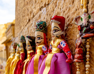 decorative handicraft in a street shop, Jaisalmer, Rajasthan