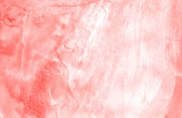 Abstract watercolor background hand-drawn on paper. Volumetric smoke elements. Red color. For design, web, card, text, decoration, surfaces.