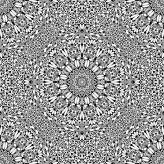 Abstract bohemian seamless mandala pattern background design