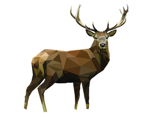Elk Triangle Illustration