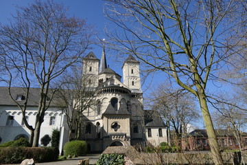 Fototapeta na wymiar St Nikolaus Abtei Brauweiler