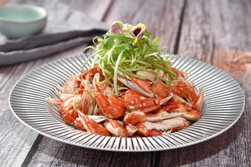 shrimps on a plate