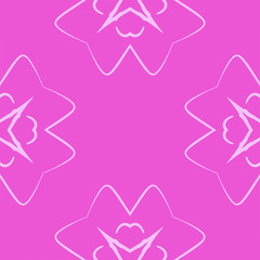 Pattern tile, ornate geometric pattern and two-tone abstract background