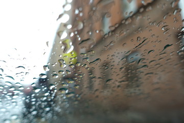 water, rain, drops