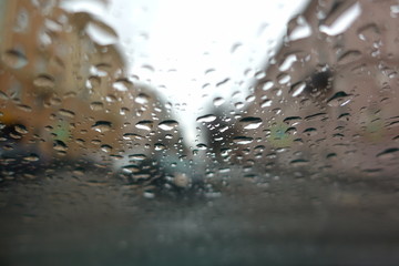 water, rain, drops