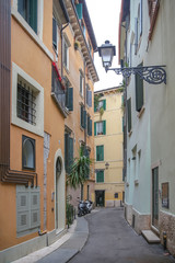 Fototapeta na wymiar Narrow street of Verona