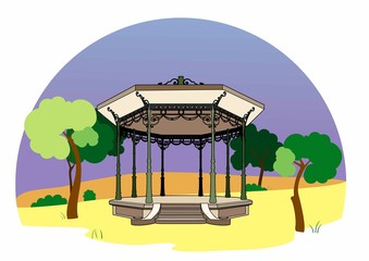 Bandstand in the park