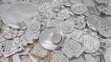 Aluminum pieces for recycling