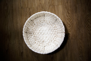 Empty basket shot overhead