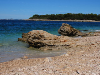 Obraz premium rocks on the beach