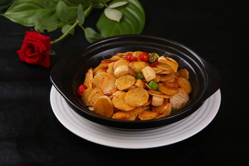 chicken with potatoes and vegetables