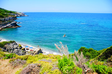 Perivoliou beach, Skopelos, Greece