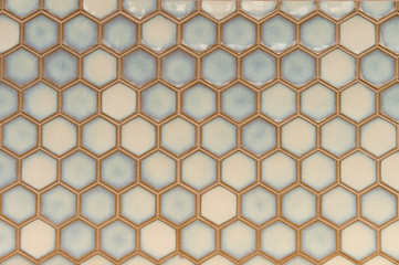 A simple  texture pattern of hexagons as a background