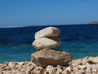 stones on the beach