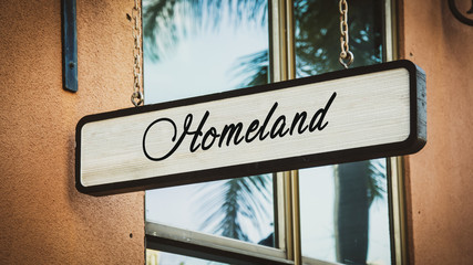 Street Sign to Homeland