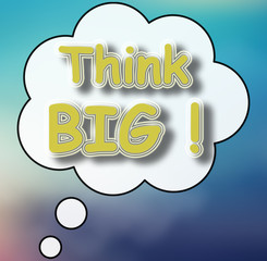 think big, illustration