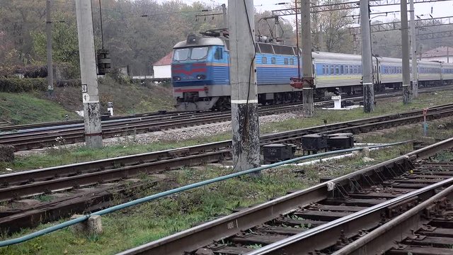 Railway train wagon railroad