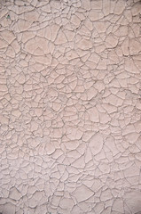 Old flaking painted wall closeup