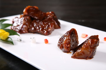 dates on a plate