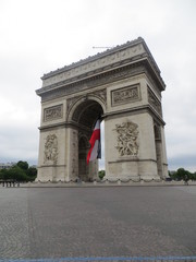 Fototapeta na wymiar triumphal arch of triumph in paris