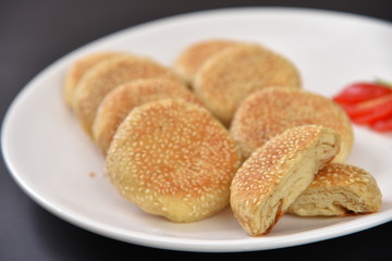 croissant on a plate