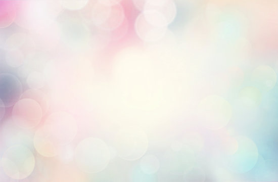 Abstract pink background with bokeh