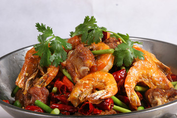 grilled chicken with vegetables