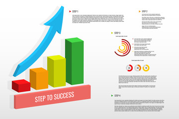 infographic pattern for business information,presentation.vector and illustration