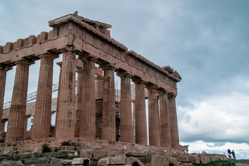Obraz premium Świątynia w Atenach