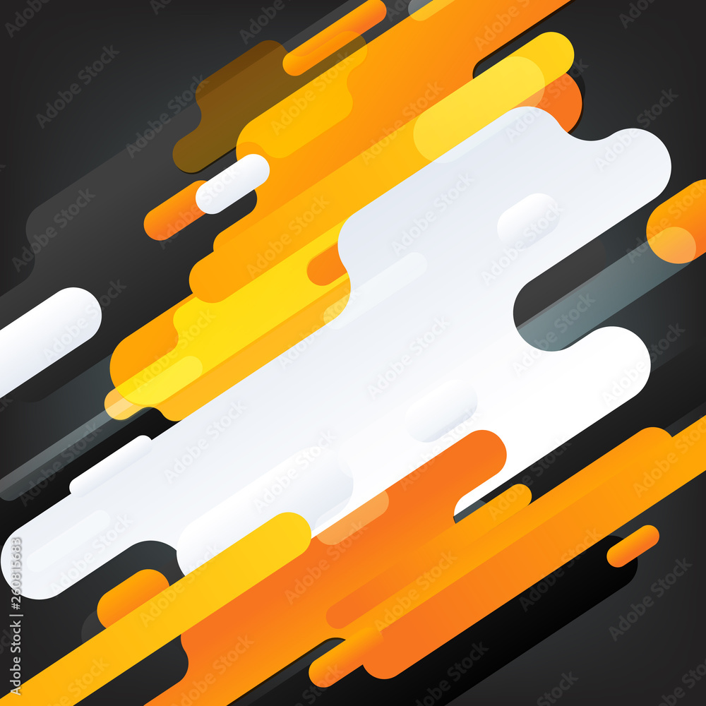 Leinwandbilder Abstract background of different color clouds. Abstract vector background