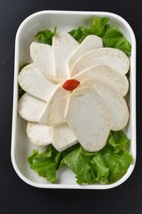 salad with cucumber and radish