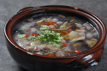 soup in a bowl