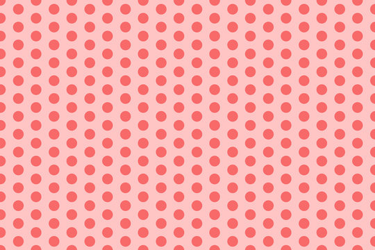 Vector polka dot pattern. Simple background