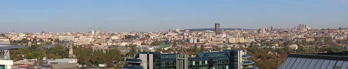 Fototapeta na wymiar Belgrade Panorama