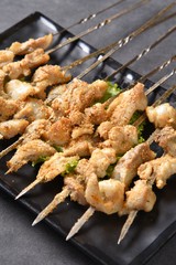 grilled chicken on the grill