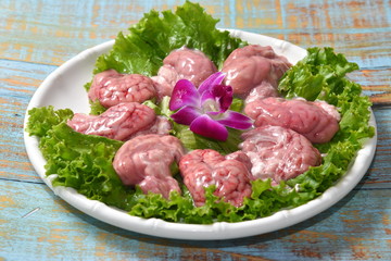 meat with vegetables