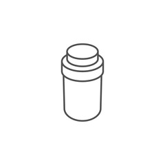 Pills Bottle Vector Icon